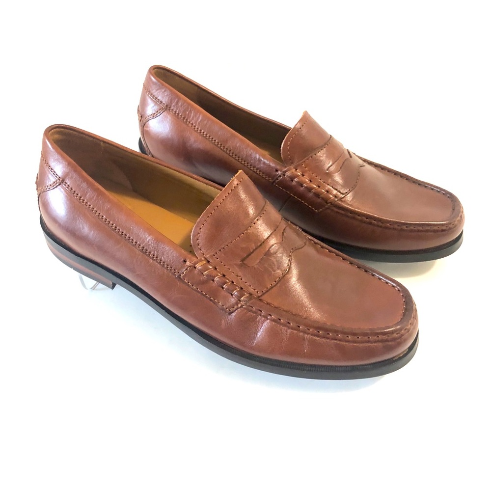 Cole Hann Marine Pinch Tan Classic Men’s Leather Shoes - Picture 2 of 11